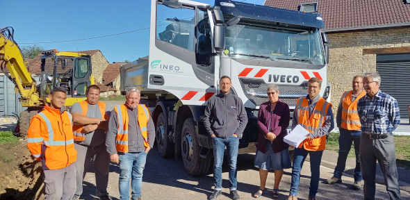 Travaux d’électrification sur la commune de LAVIGNEY