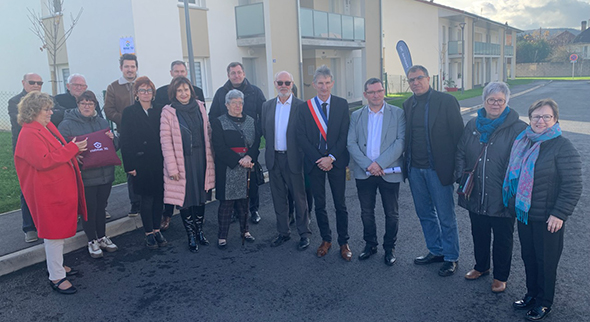 Travaux d’extension du réseau d’électricité pour l’alimentation de logements Habitat 70 à NAVENNE