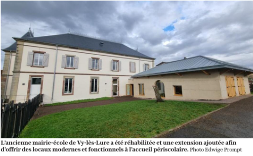 Inauguration à VY-LES-LURE