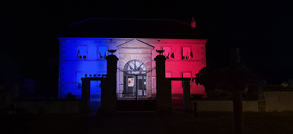 La mairie de Barges voit bleu-blanc-rouge