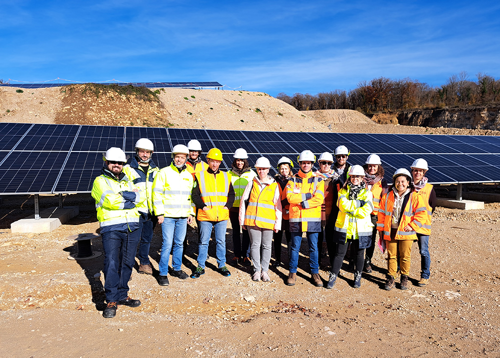 Mise en service du parc photovoltaïque des Roches Bleues