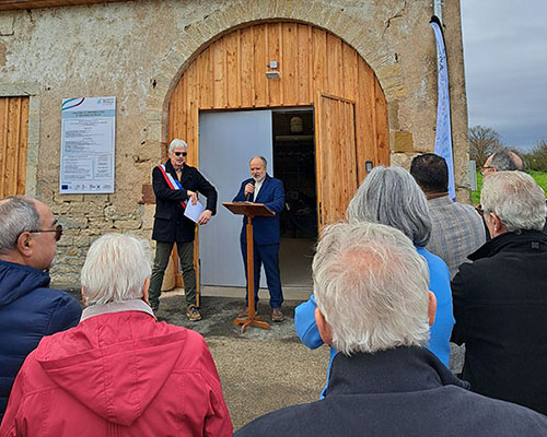 Inauguration de la chaufferie biomasse et du réseau de chaleur à MOIMAY