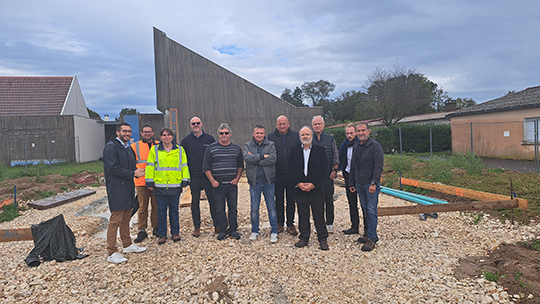 Lancement des travaux de la chaufferie biomasse d'Apremont