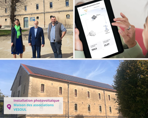 Rencontre autour de l’installation photovoltaïque de la Maison des Associations de VESOUL