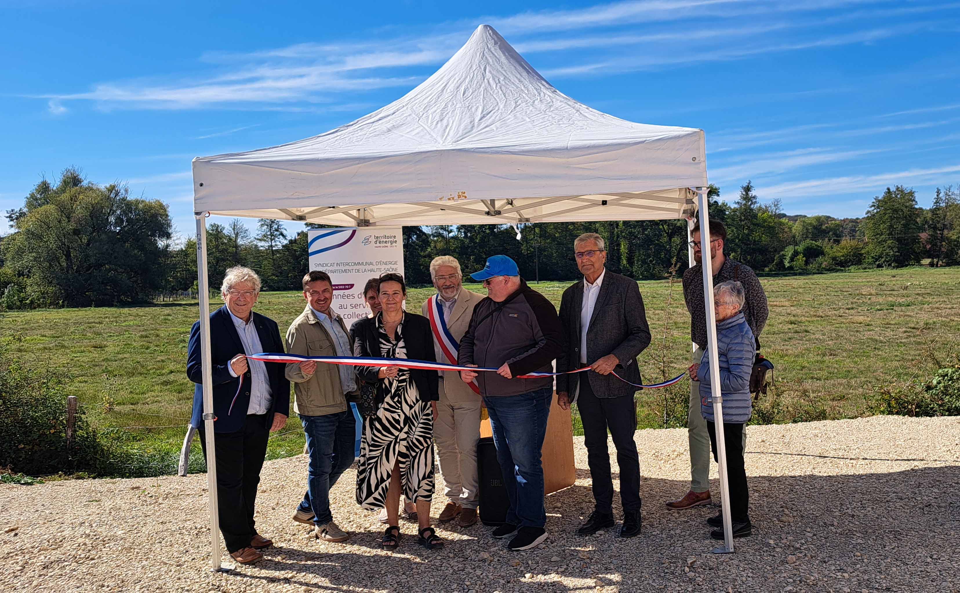 Inauguration chaufferie biomasse et réseau de chaleur de DAMPIERRE-SUR-SALON