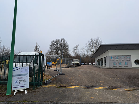 Installation d’ombrières photovoltaïques  au siège social du SIED 70